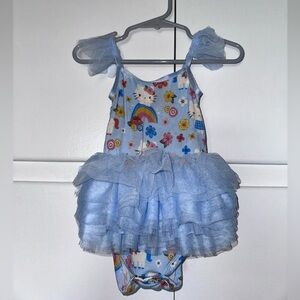 Posh Peanut x Hello Kitty Tulle Smocked Bodysuit Dress EXCELLENT CONDITION!